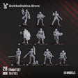 Tabletop Terrain Miniature Doomsday Lab Killers (x10)