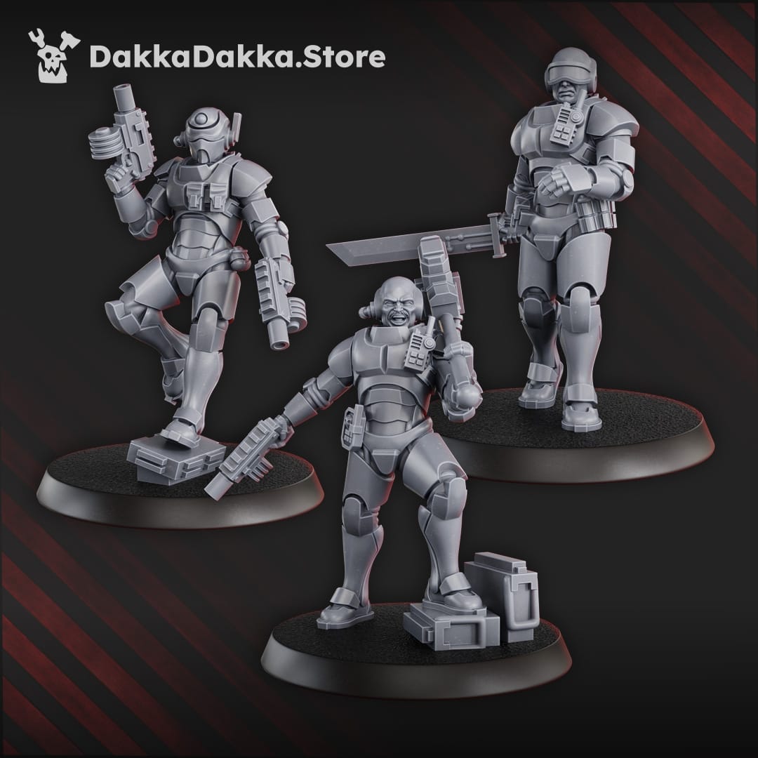 Tabletop Terrain Miniature Doomsday Lab Killers (x10)