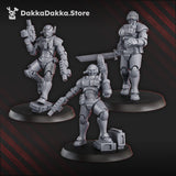 Tabletop Terrain Miniature Doomsday Lab Killers (x10)