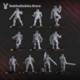 Tabletop Terrain Miniature Doomsday Lab Killers (x10)