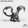 Tabletop Terrain Miniature Dreaming Dragon