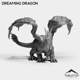 Tabletop Terrain Miniature Dreaming Dragon