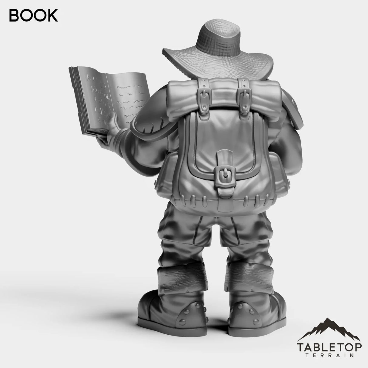 Tabletop Terrain Miniature Dwarf Archaeologist