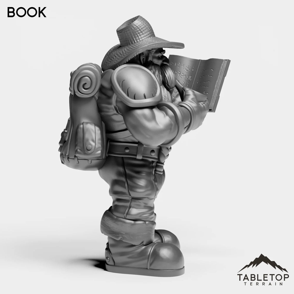 Tabletop Terrain Miniature Dwarf Archaeologist