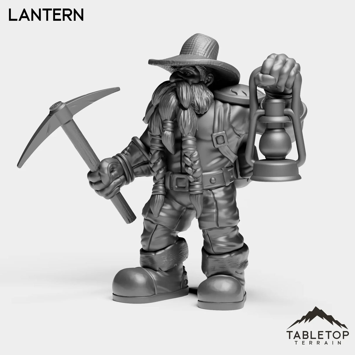 Tabletop Terrain Miniature Dwarf Archaeologist
