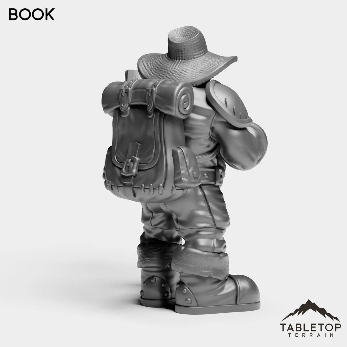Tabletop Terrain Miniature Dwarf Archaeologist