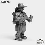 Tabletop Terrain Miniature Dwarf Archaeoloigist Female