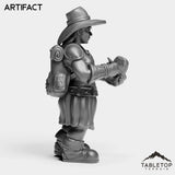 Tabletop Terrain Miniature Dwarf Archaeoloigist Female