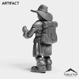 Tabletop Terrain Miniature Dwarf Archaeoloigist Female
