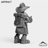 Tabletop Terrain Miniature Dwarf Archaeoloigist Female