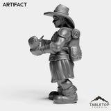 Tabletop Terrain Miniature Dwarf Archaeoloigist Female