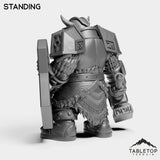 Tabletop Terrain Miniature Dwarf Captain
