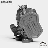 Tabletop Terrain Miniature Dwarf Captain