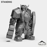 Tabletop Terrain Miniature Dwarf Captain