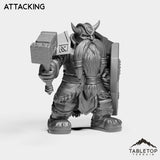 Tabletop Terrain Miniature Dwarf Captain