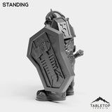 Tabletop Terrain Miniature Dwarf Captain