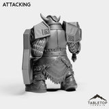Tabletop Terrain Miniature Dwarf Captain
