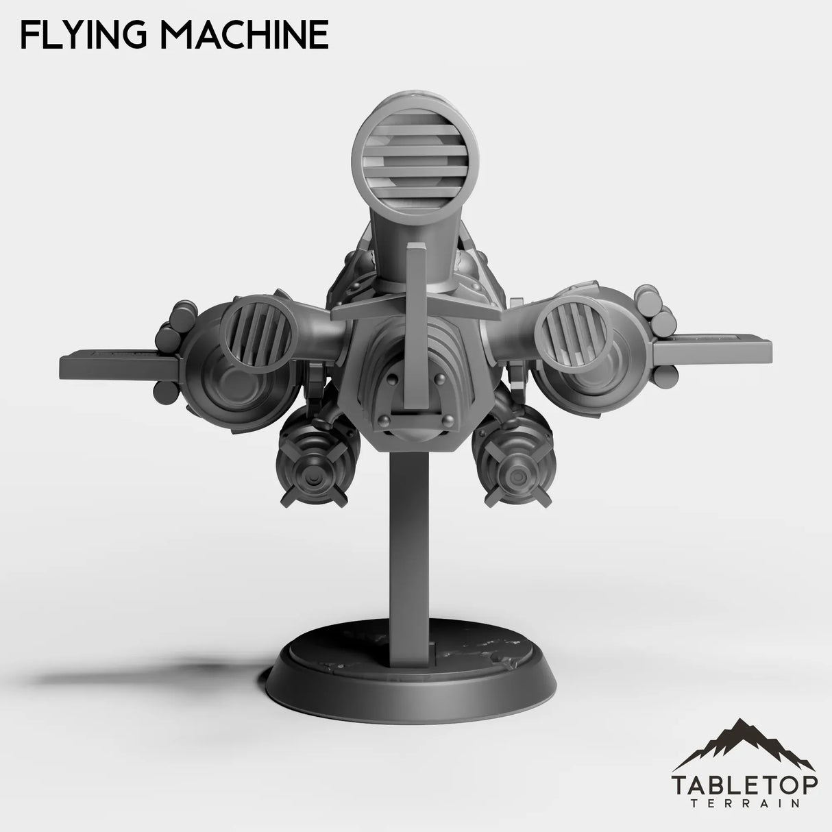 Tabletop Terrain Miniature Dwarf Flying Machine