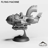 Tabletop Terrain Miniature Dwarf Flying Machine