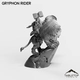Tabletop Terrain Miniature Dwarf Gryphon Rider