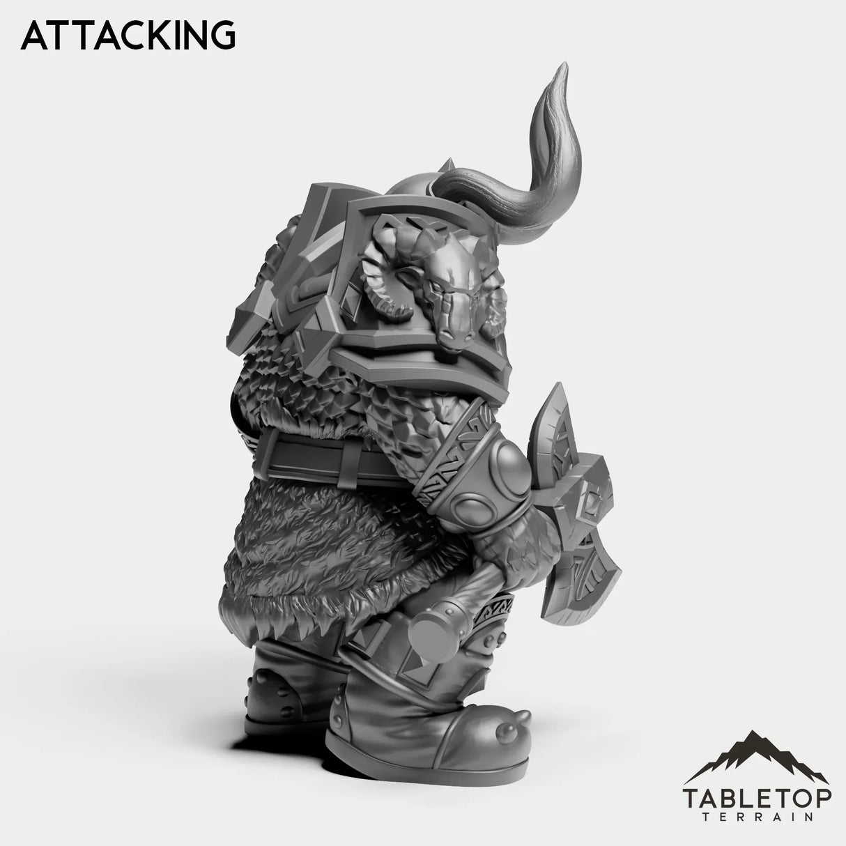 Tabletop Terrain Miniature Dwarf Heritage Warrior