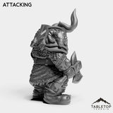 Tabletop Terrain Miniature Dwarf Heritage Warrior