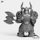 Tabletop Terrain Miniature Dwarf Heritage Warrior