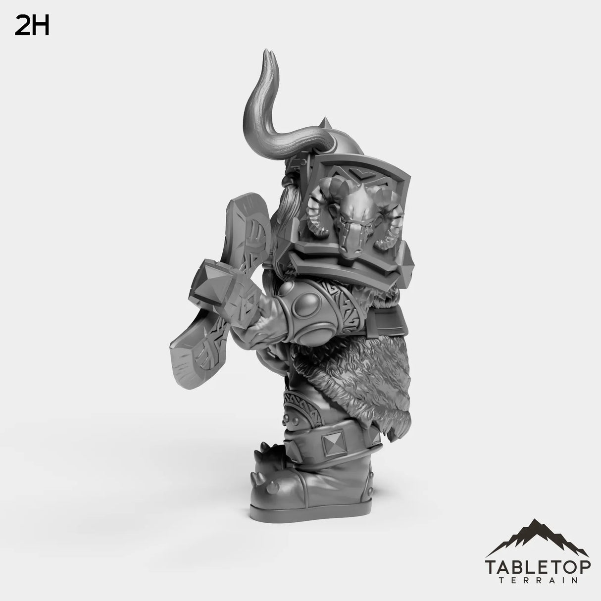 Tabletop Terrain Miniature Dwarf Heritage Warrior