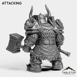 Tabletop Terrain Miniature Dwarf Heritage Warrior