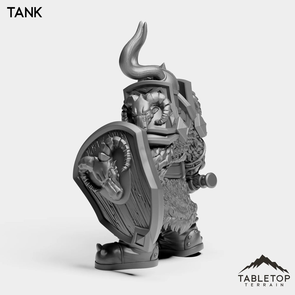 Tabletop Terrain Miniature Dwarf Heritage Warrior
