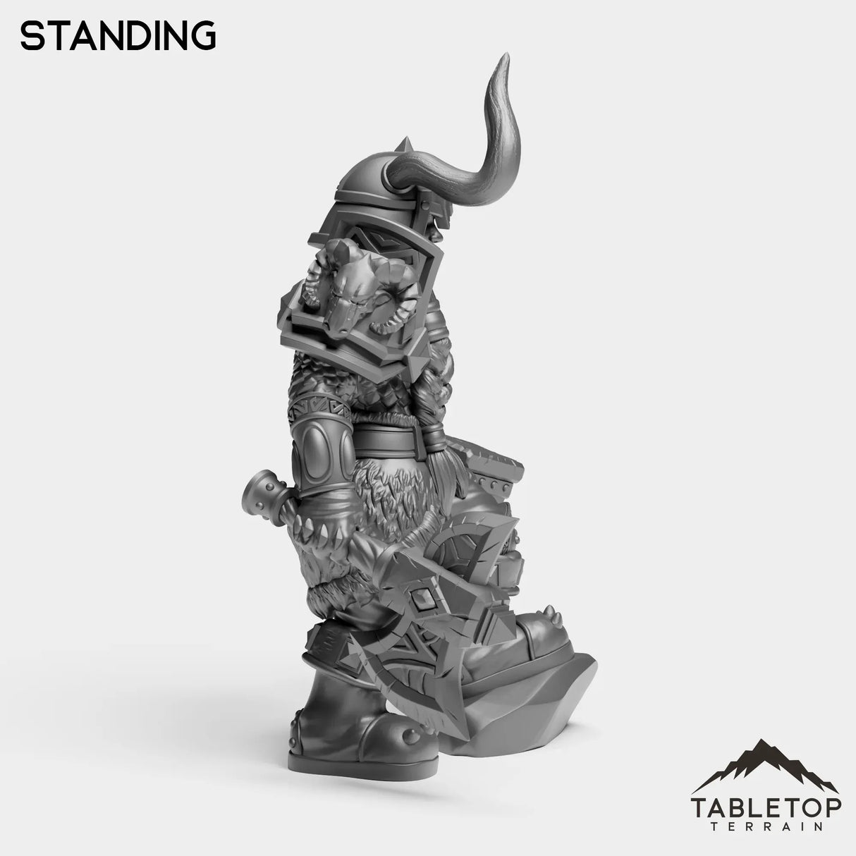 Tabletop Terrain Miniature Dwarf Heritage Warrior Female