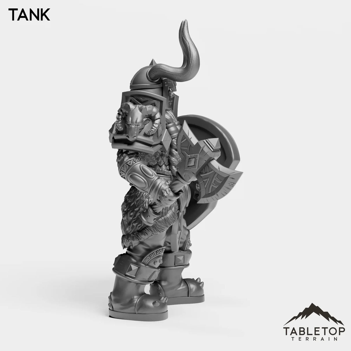 Tabletop Terrain Miniature Dwarf Heritage Warrior Female