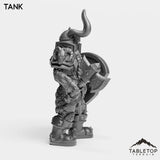 Tabletop Terrain Miniature Dwarf Heritage Warrior Female