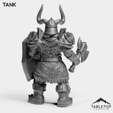 Tabletop Terrain Miniature Dwarf Heritage Warrior Female