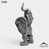 Tabletop Terrain Miniature Dwarf Heritage Warrior Female