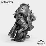 Tabletop Terrain Miniature Dwarf Leader
