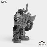 Tabletop Terrain Miniature Dwarf Paladin