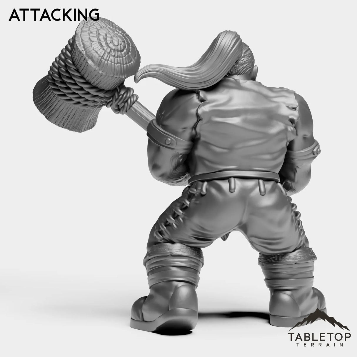 Tabletop Terrain Miniature Dwarf Paladin