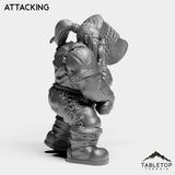 Tabletop Terrain Miniature Dwarf Paladin