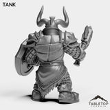 Tabletop Terrain Miniature Dwarf Paladin