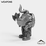 Tabletop Terrain Miniature Dwarf Paladin