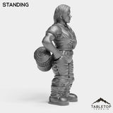 Tabletop Terrain Miniature Dwarf Paladin Female