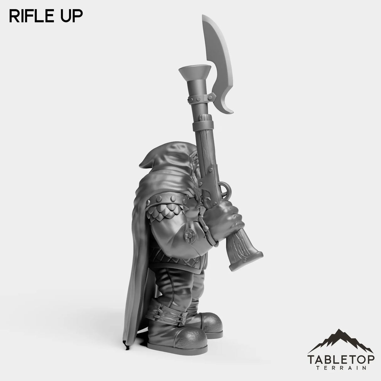 Tabletop Terrain Miniature Dwarf Rifleman