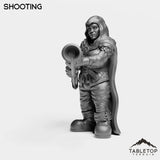 Tabletop Terrain Miniature Dwarf Rifleman Female