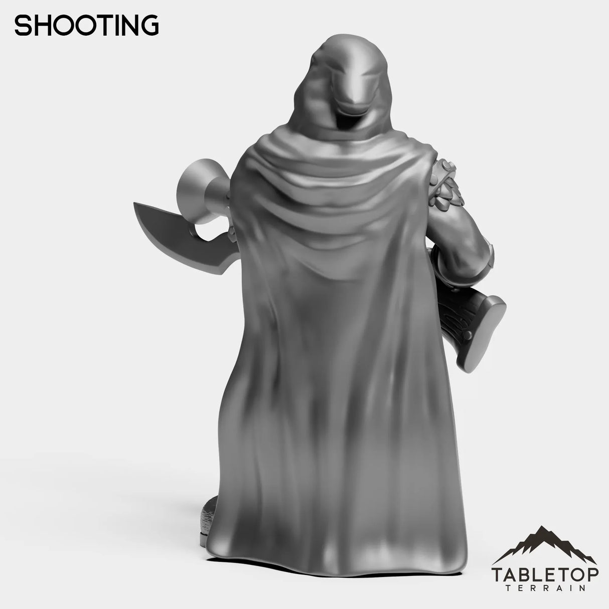 Tabletop Terrain Miniature Dwarf Rifleman Female