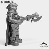 Tabletop Terrain Miniature Dwarf Rifleman Female