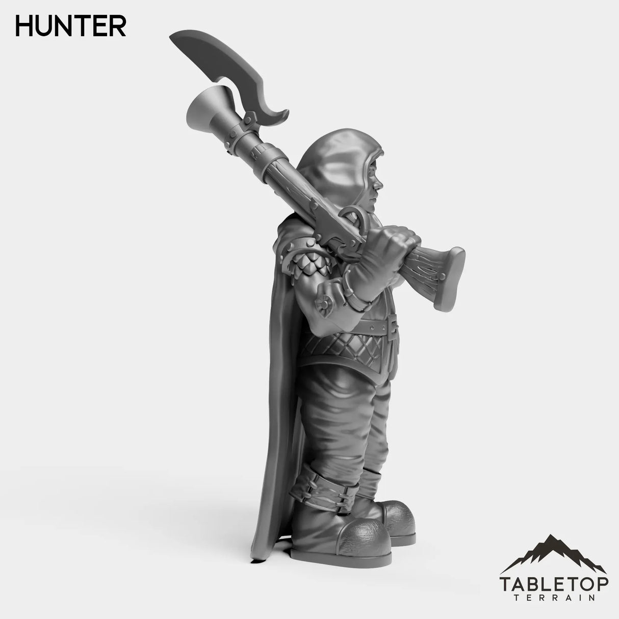 Tabletop Terrain Miniature Dwarf Rifleman Female