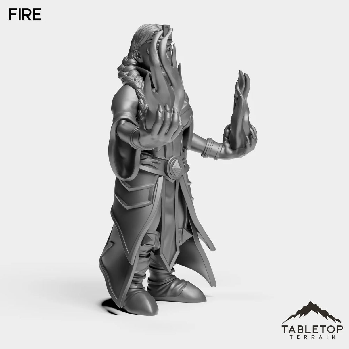 Tabletop Terrain Miniature Dwarf Shadow Priestess