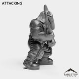Tabletop Terrain Miniature Dwarf Warrior