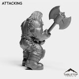 Tabletop Terrain Miniature Dwarf Warrior